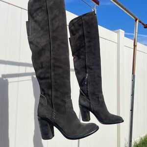Dolce Vita Charcoal Heeled Boots